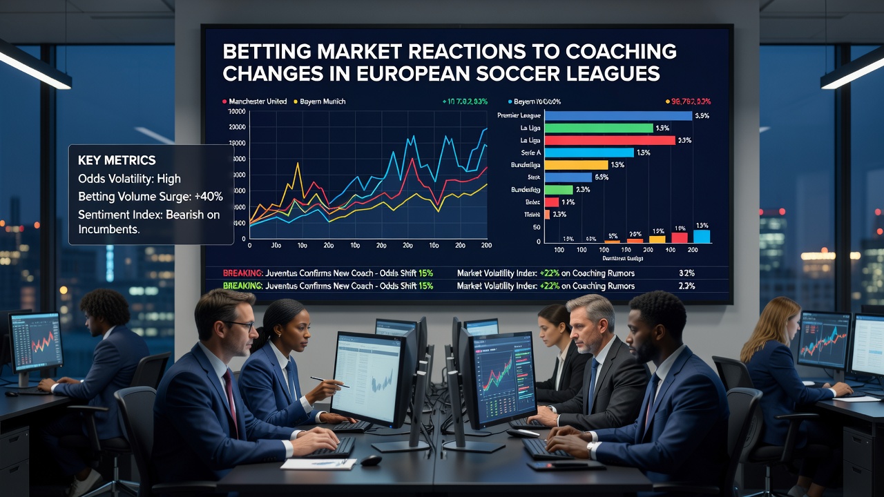 Detaillierte Darstellung von Linienbewegungen und Marktvolatilität nach Coach-Wechseln in Top-Ligen