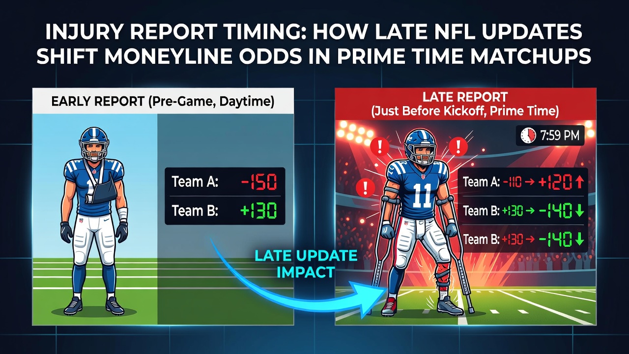 Analyse von NFL-Verletzungsberichten und deren Auswirkungen auf Quotenbewegungen in abendlichen Spielen