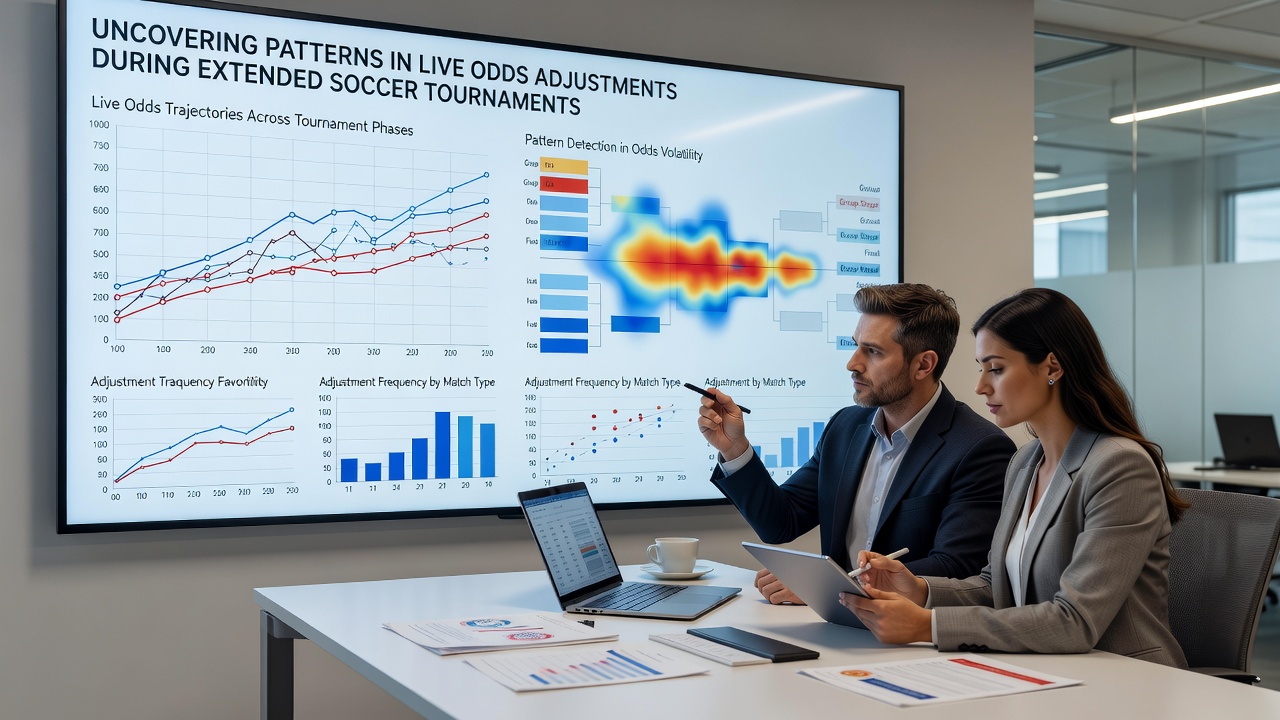 Detaillierte Darstellung von Quotenbewegungen und statistischen Korrelationen in Live-Fußballwetten